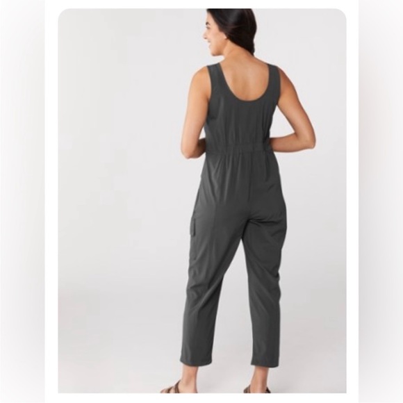 Rei sun up jumpsuit co-op cooperative sage green jumpsuit - Picture 8 of 9